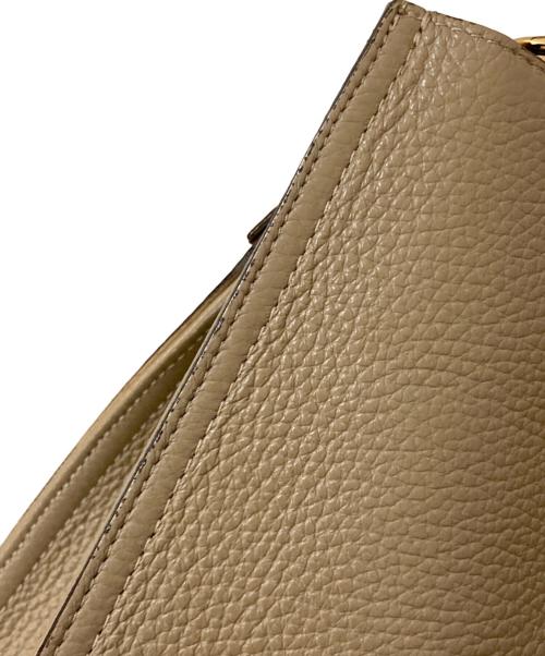 Gianni Notaro（ジャンニ ノターロ）Gianni Notaro (ジャンニ ノターロ) レザー2WAYショルダーバッグ ベージュの古着・服飾アイテム