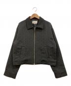 RAY BEAMSレイ ビームス）の古着「フクレ ジャカード ショート ブルゾン」｜ブラック