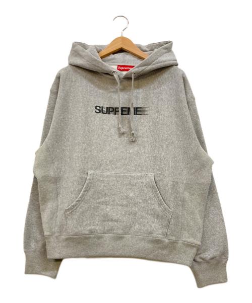 SUPREME（シュプリーム）SUPREME (シュプリーム) Motion Logo Hooded Sweatshirt パーカー グレー サイズ:Sの古着・服飾アイテム