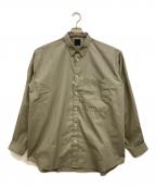 DAIWA PIER39ダイワ ピア39）の古着「TECH REGULAR STRIPE SHIRT L/S」｜グリーン