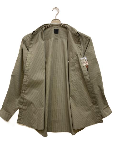 DAIWA PIER39（ダイワ ピア39）DAIWA PIER39 (ダイワ ピア39) TECH REGULAR STRIPE SHIRT L/S グリーン サイズ:Lの古着・服飾アイテム