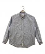 WTAPSダブルタップス）の古着「BD 01 / LS / COTTON. OXFORD オックスフォードボタンダウンシャツ」｜ブルー