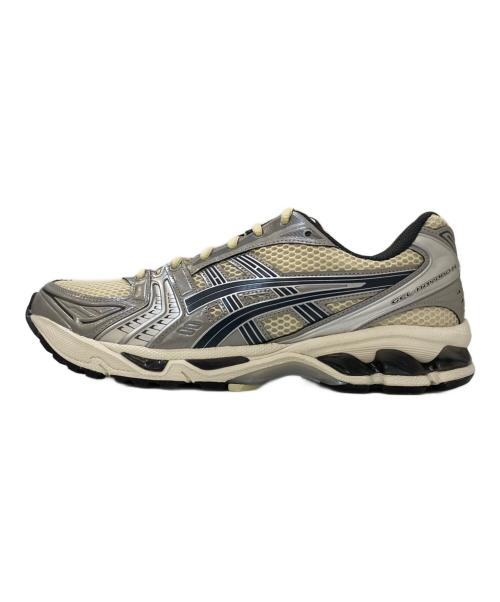 asics（アシックス）asics (アシックス) GEL-KAYANO 14 ローカットスニーカー シルバー×ベージュ サイズ:27.5cmの古着・服飾アイテム