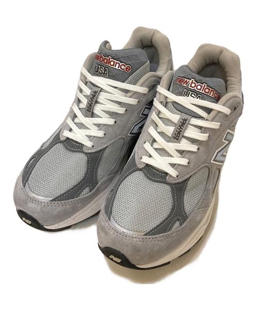 NEW BALANCE（ニューバランス）NEW BALANCE (ニューバランス) 990 V3 ローカットスニーカー グレー サイズ:27.5の古着・服飾アイテム