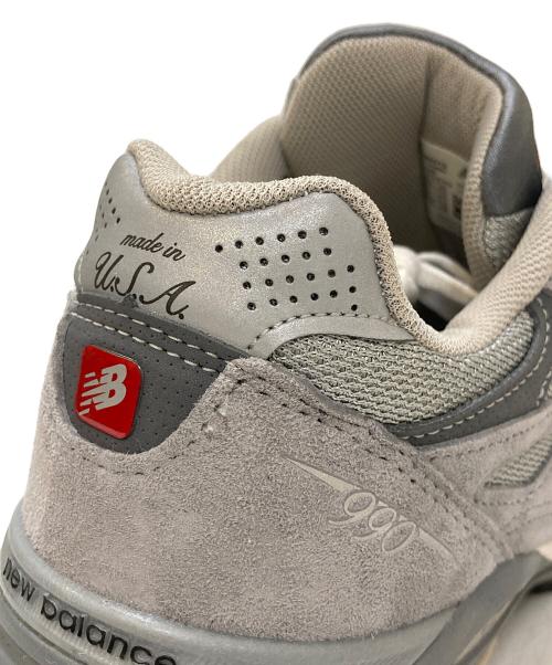 NEW BALANCE（ニューバランス）NEW BALANCE (ニューバランス) 990 V3 ローカットスニーカー グレー サイズ:27.5の古着・服飾アイテム