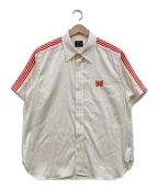 Needles×STUDIOUSニードルズ×ステュディオス）の古着「Track Tape S/S Shirt」｜アイボリー