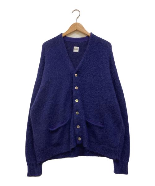 CGS.（カリフォルニア ジェネラルストア）CGS. (カリフォルニア ジェネラルストア) モヘヤ混ニットカーディガン ネイビー サイズ:Sの古着・服飾アイテム