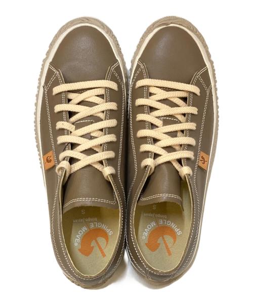 SPINGLE MOVE（スピングルムーヴ）SPINGLE MOVE (スピングルムーヴ) SP-110 Dark Gray ローカットスニーカー ベージュ サイズ:S(24.5㎝)の古着・服飾アイテム