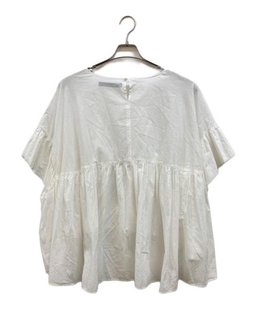 mizuiro-ind（ミズイロインド）mizuiro-ind (ミズイロインド) チュニックブラウス ホワイト サイズ:なしの古着・服飾アイテム