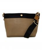 Breath TOPKAPIブレストプカピ）の古着「リプル スリム ネオレザー ショルダーバッグ」｜ベージュ