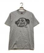 stussyステューシー）の古着「00's BASIL WOLVERTON プリントTシャツ」｜グレー