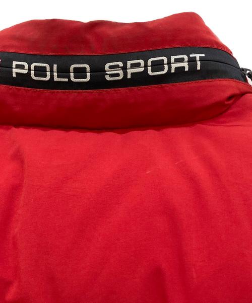POLO SPORT（ポロスポーツ）POLO SPORT (ポロスポーツ) ダブルジップダウンジャケット レッド サイズ:XLの古着・服飾アイテム