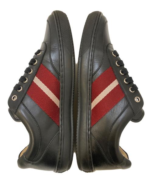 BALLY（バリー）BALLY (バリー) レザー ローカットスニーカー ブラック サイズ:6 1/2の古着・服飾アイテム