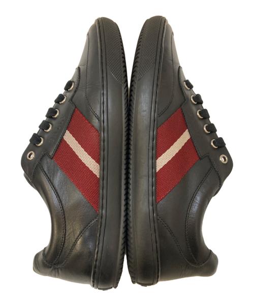 BALLY（バリー）BALLY (バリー) レザー ローカットスニーカー ブラック サイズ:6 1/2の古着・服飾アイテム