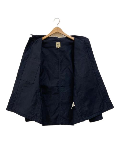 F.O.B FACTORY（エフオービー ファクトリー）F.O.B FACTORY (エフオービー ファクトリー) フレンチモールスキンジャケット ネイビー サイズ:Lの古着・服飾アイテム