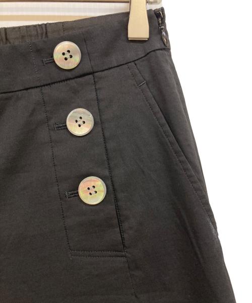 23区（ニジュウサンク）23区 (ニジュウサンク) デニムライクシャンブレー ワイドパンツ ブラック サイズ:40の古着・服飾アイテム