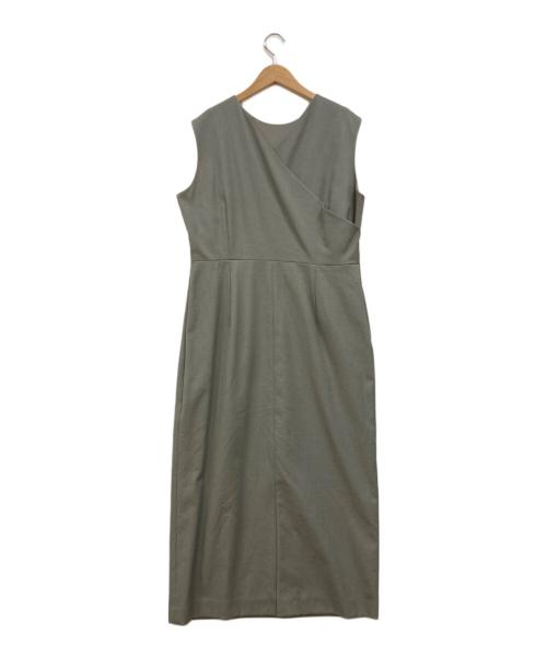 icB（アイシービー）icB (アイシービー) 【接触冷感・UVケア・撥水・洗える】 LooseWeave ノースリーブワンピース オリーブ サイズ:42の古着・服飾アイテム