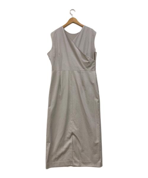 icB（アイシービー）icB (アイシービー) 【接触冷感・UVケア・撥水・洗える】 LooseWeave ノースリーブワンピース グレー サイズ:42の古着・服飾アイテム
