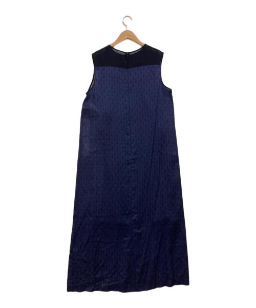 icB（アイシービー）icB (アイシービー) ノースリーブワンピース ネイビー サイズ:42の古着・服飾アイテム