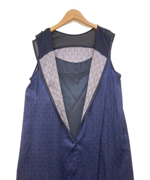 icB（アイシービー）icB (アイシービー) ノースリーブワンピース ネイビー サイズ:42の古着・服飾アイテム