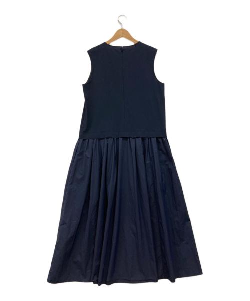 icB（アイシービー）icB (アイシービー) 【接触冷感・UVカット・洗える】アトラストリコット コンビドレス ネイビー サイズ:Mの古着・服飾アイテム