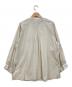 23区 (ニジュウサンク) ナイロンコットンポプリン ボリュームスリーブ ブラウス ベージュ サイズ:38：6000円