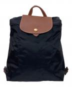 LONGCHAMPロンシャン）の古着「ルプリアージュ リュック」｜ブラック