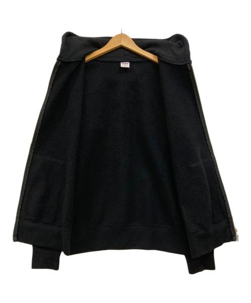 IRON HEART（アイアンハート）IRON HEART (アイアンハート) ベルプリントジップパーカー ブラック サイズ:Mの古着・服飾アイテム