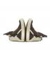 中古・古着 RICK OWENS (リックオウエンス) GEOBASKET/DUST ハイカットスニーカー ブラウン×ホワイト サイズ:42：50000円