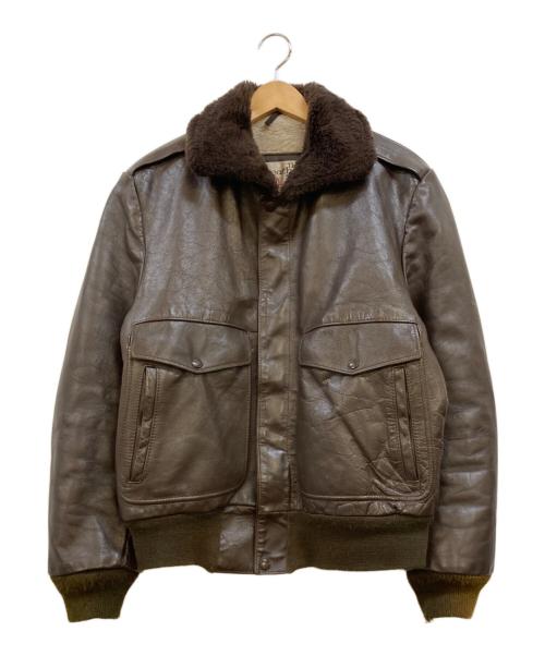 Sears（シアーズ）Sears (シアーズ) 80s フライトジャケット ブラウン サイズ:40の古着・服飾アイテム