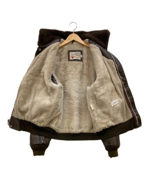 Sears（シアーズ）Sears (シアーズ) 80s フライトジャケット ブラウン サイズ:40の古着・服飾アイテム