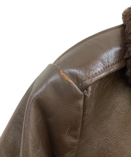 Sears（シアーズ）Sears (シアーズ) 80s フライトジャケット ブラウン サイズ:40の古着・服飾アイテム