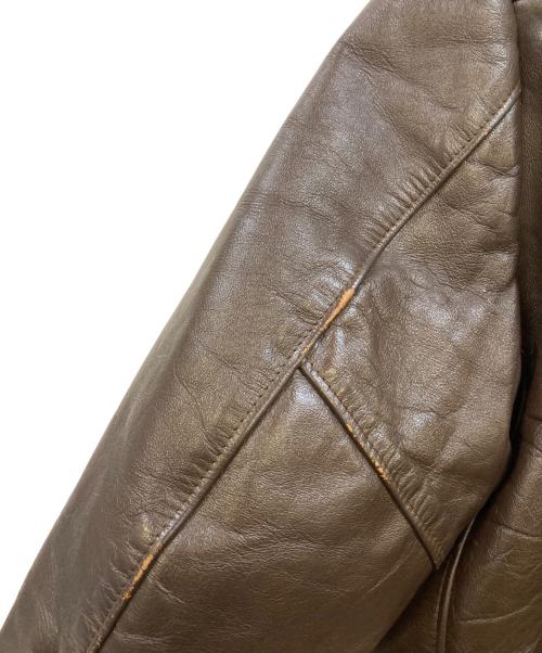 Sears（シアーズ）Sears (シアーズ) 80s フライトジャケット ブラウン サイズ:40の古着・服飾アイテム