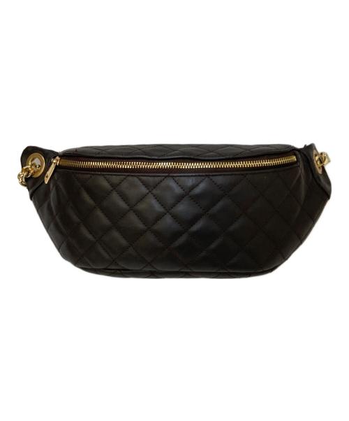 AULENTTI（オウレンティ）AULENTTI (オウレンティ) レザーキルティングボディバッグ ブラウンの古着・服飾アイテム