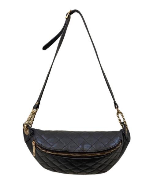 AULENTTI（オウレンティ）AULENTTI (オウレンティ) レザーキルティングボディバッグ ブラウンの古着・服飾アイテム