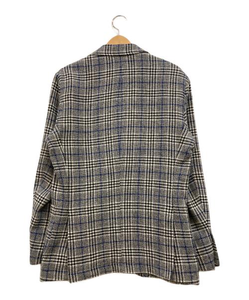 BEAMS HEART（ビームスハート）BEAMS HEART (ビームスハート) 3Bツイード テーラードジャケット ホワイト×ブラック サイズ:Mの古着・服飾アイテム