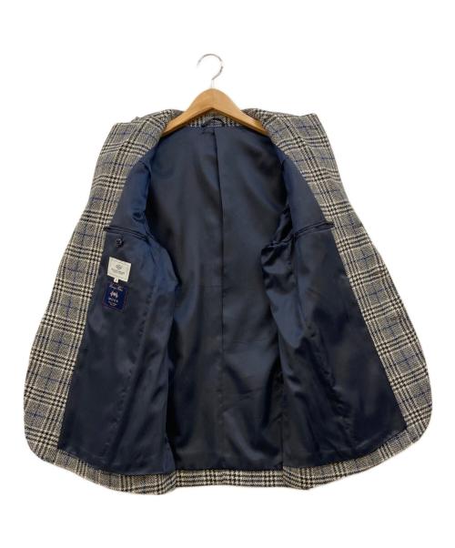 BEAMS HEART（ビームスハート）BEAMS HEART (ビームスハート) 3Bツイード テーラードジャケット ホワイト×ブラック サイズ:Mの古着・服飾アイテム