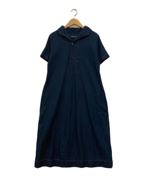 Pal'las Palace（パラスパレス）Pal'las Palace (パラスパレス) インディゴシャツワンピース ネイビー サイズ:2の古着・服飾アイテム