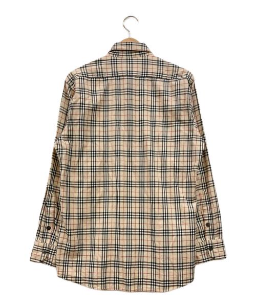 BURBERRY BLACK LABEL（バーバリーブラックレーベル）BURBERRY BLACK LABEL (バーバリーブラックレーベル) ノバチェックシャツ ベージュ サイズ:2の古着・服飾アイテム