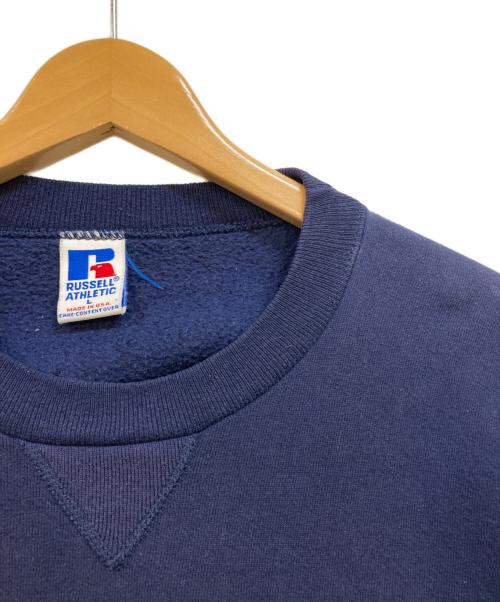 RUSSELL ATHLETIC（ラッセルアスレチック）RUSSELL ATHLETIC (ラッセルアスレチック) USA製 Vガゼットソリッドスウェット ネイビー サイズ:Lの古着・服飾アイテム