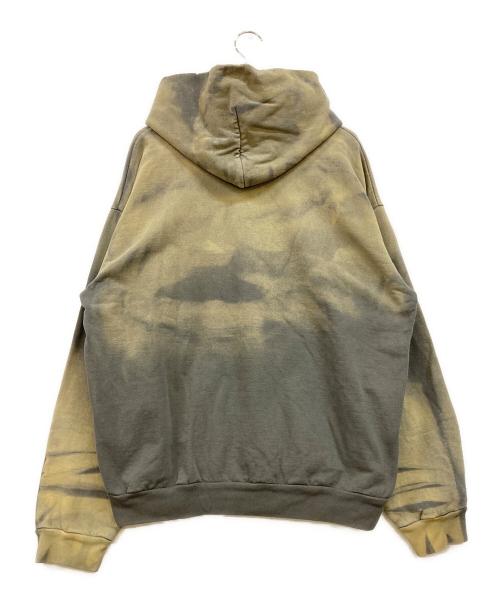 LOS ANGELES APPAREL（ロサンゼルスアパレル）LOS ANGELES APPAREL (ロサンゼルスアパレル) タイダイプルオーバーパーカー イエロー サイズ:XLの古着・服飾アイテム