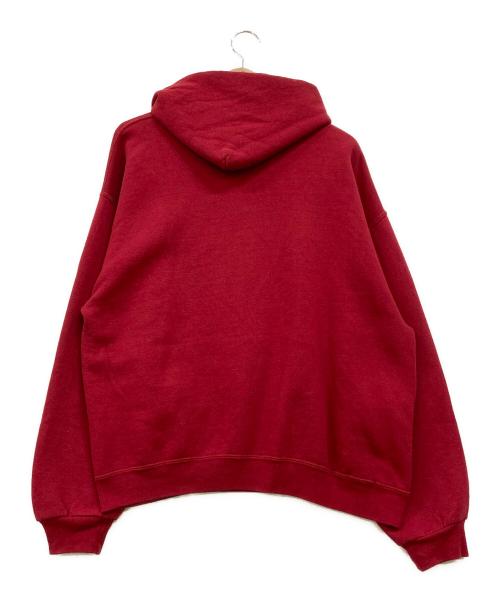 RUSSELL ATHLETIC（ラッセルアスレチック）RUSSELL ATHLETIC (ラッセルアスレチック) ソリッドプルオーバーパーカー レッド サイズ:Lの古着・服飾アイテム