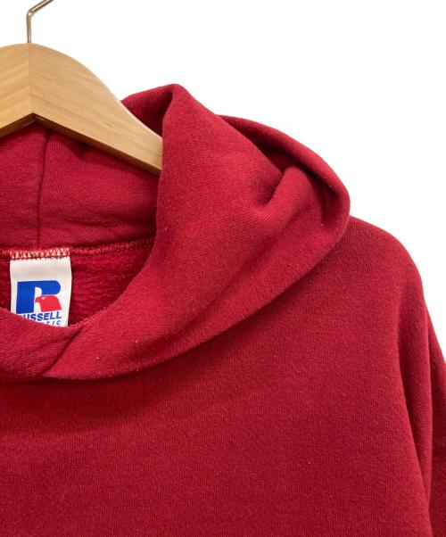 RUSSELL ATHLETIC（ラッセルアスレチック）RUSSELL ATHLETIC (ラッセルアスレチック) ソリッドプルオーバーパーカー レッド サイズ:Lの古着・服飾アイテム