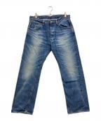 WAREHOUSEウエアハウス）の古着「coppei king デニムパンツ」｜ブルー