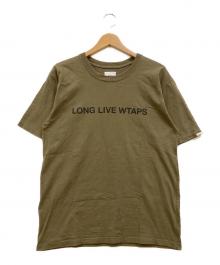 WTAPS（ダブルタップス）の古着「SCREEN LONG LIVE WTAPS プリントTシャツ」｜グリーン