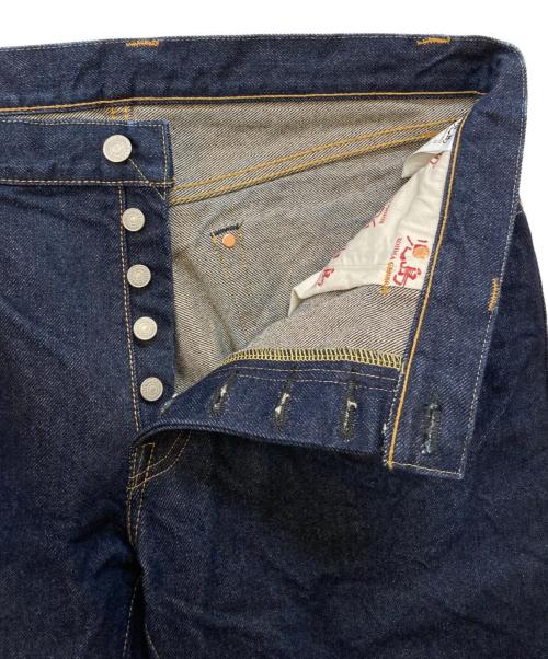 児島ジーンズ（コジマジーンズ）児島ジーンズ (コジマジーンズ) 15TH ANNIVERSARY 21oz SELVEDGE VINTAGE STRIGHT DENIM ブルー サイズ:38の古着・服飾アイテム