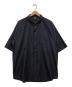 DESCENTE（デサント）の古着「半袖スナップ テックシャツ」｜ブラック