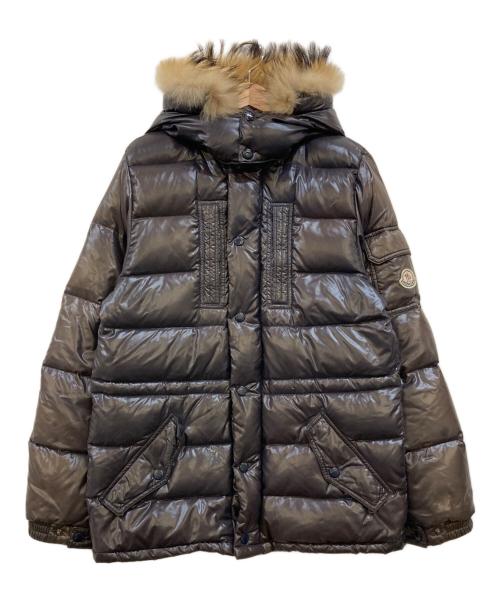 MONCLER（モンクレール）MONCLER (モンクレール) ROD ロッド ファー付ダウンジャケット グレー サイズ:下記参照の古着・服飾アイテム