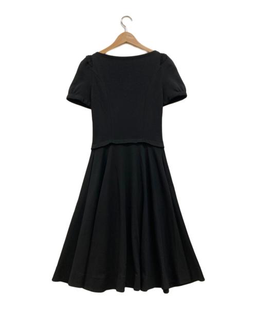 FOXEY NEWYORK（フォクシーニューヨーク）FOXEY NEWYORK (フォクシーニューヨーク) ジップアップカットソーワンピース ブラック サイズ:38の古着・服飾アイテム