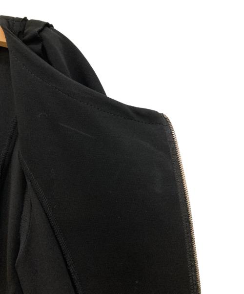 FOXEY NEWYORK（フォクシーニューヨーク）FOXEY NEWYORK (フォクシーニューヨーク) ジップアップカットソーワンピース ブラック サイズ:38の古着・服飾アイテム